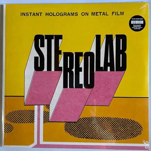 Stereolab – Instant Holograms On Metal Film – Clear Double Vinyl, LP, NEW Sealed - Picture 1 of 3